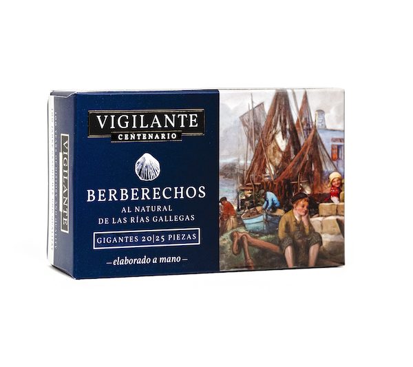 Berberechos al natural de las Rías Gallegas Vigilante Centenario (PVP 12 latas)