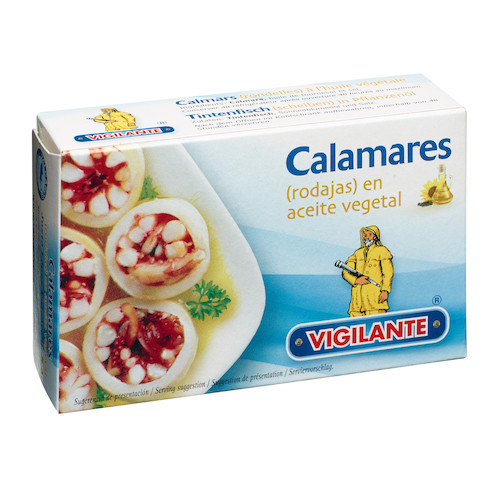 Calamares rodajas en aceite vegetal Vigilante