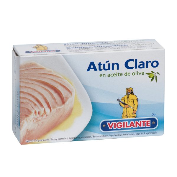 Atún claro en aceite de oliva Vigilante (PVP 12 latas)