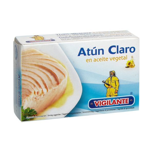 Atún claro en aceite vegetal Vigilante (OL120) Peso neto:115g